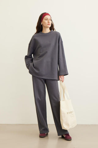 Selected Oversize Sweatshirt Laci̇vert