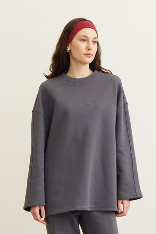 Selected Oversize Sweatshirt Laci̇vert