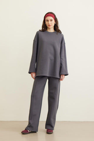 Selected Oversize Sweatshirt Laci̇vert