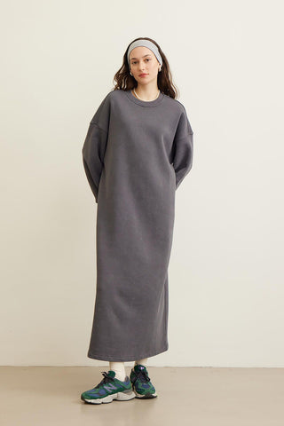 Premium Oversize Dress Anthracite