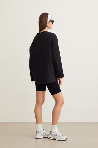 Selected Oversize Sweatshirt Black