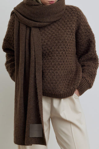 Soft Cozy Scarf Brown