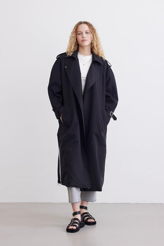 Belted Trench Coat Black