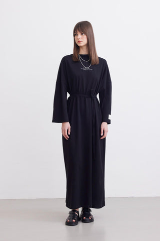 Long Oversized Dress Black