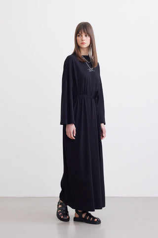 Long Oversized Dress Black