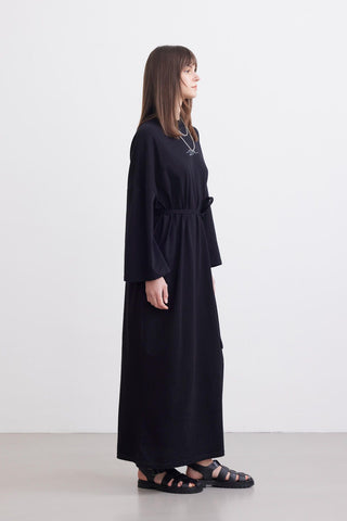 Long Oversized Dress Black