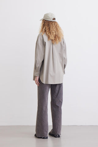 Oversize Basic Shirt Sage