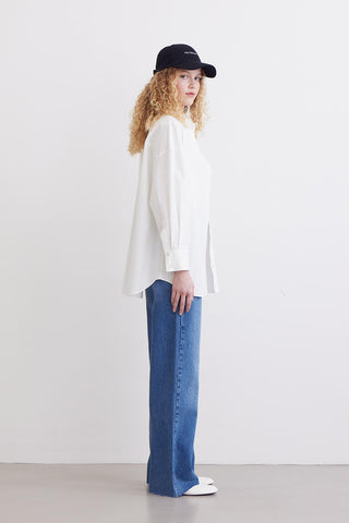 Oversize Basic Shirt Ecru