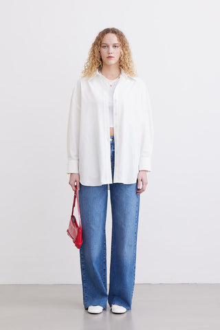 Oversize Basic Shirt Ecru