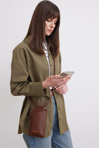 Oversize Basic Shirt Khaki