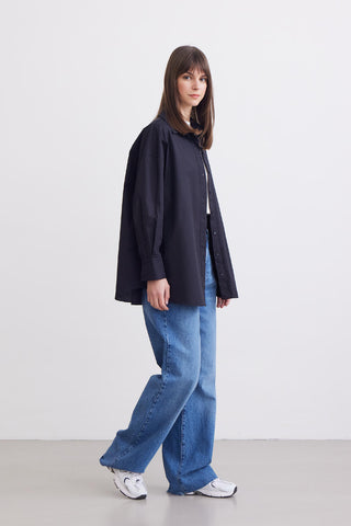 Oversize Basic Shirt Black