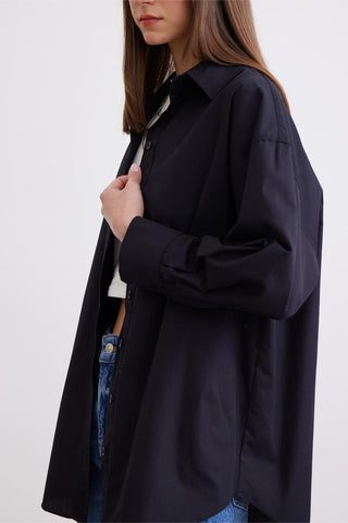 Oversize Basic Shirt Black