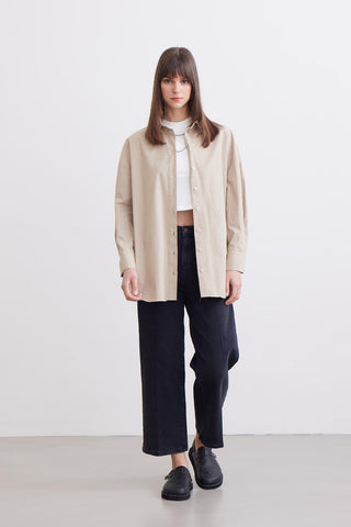 Oversize Basic Shirt Stone