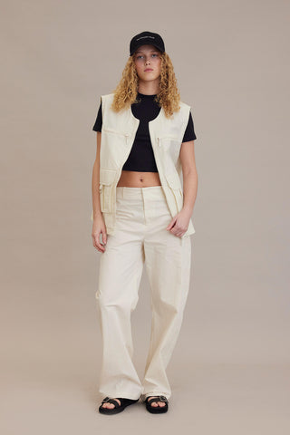 Technical Detail Vest Vanilla