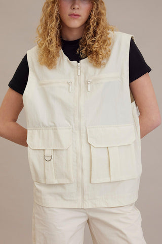 Technical Detail Vest Vanilla