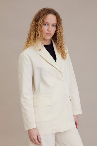 Comfortable Blazer Jacket Vanilla