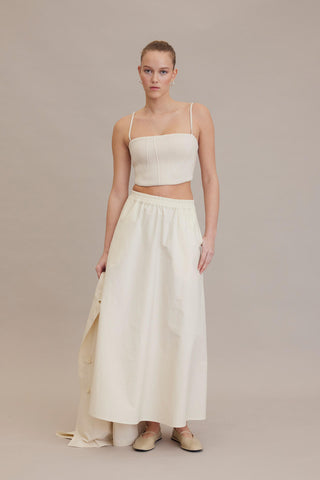 Compact Cupped Bustier Vanilla