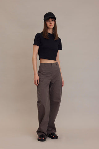 Straight Leg Comfortable Pants Mink