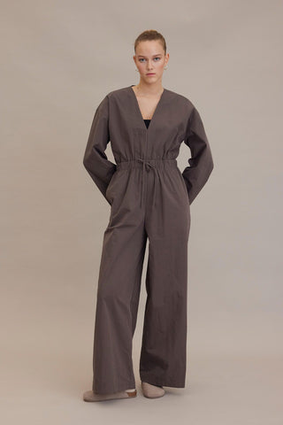 Relaxed Fit Jumpsuit Mink