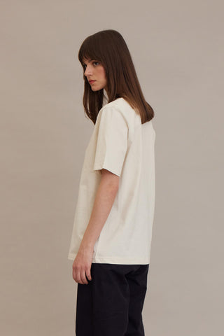 Essential Printed T-Shirt Vanilla