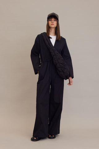 Relaxed Fit Jumpsuit Black