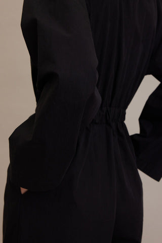 Relaxed Fit Jumpsuit Black