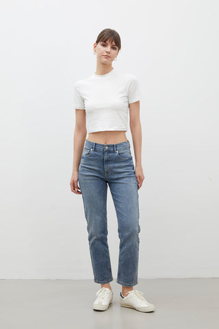 Bootcut Fit Kot Pantolon Mavi