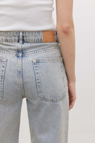 1975 Mid-Rise Denim Trousers Light Blue