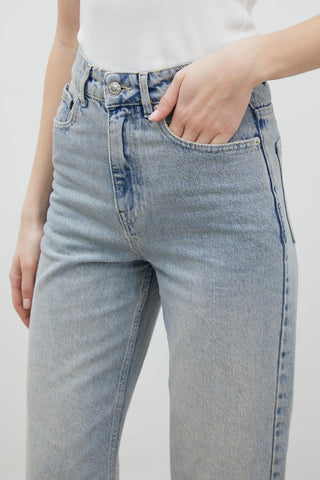 1975 High-Rise Straight Fit Denim Livid