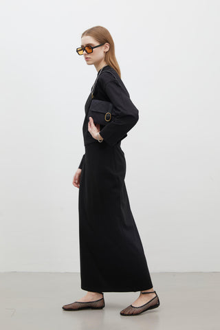 Pamuklu Kalem Etek Siyah