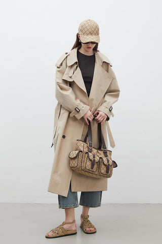 Copenhagen Oversize Trench Coat Camel