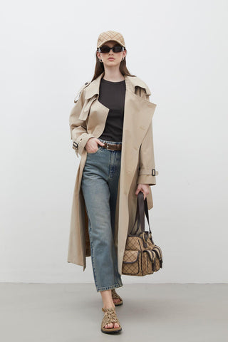 Copenhagen Oversize Trench Coat Camel