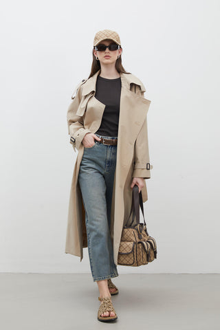 Copenhagen Oversize Trençkot Camel