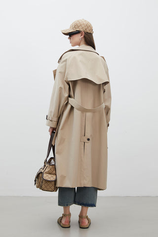 Copenhagen Oversize Trench Coat Camel