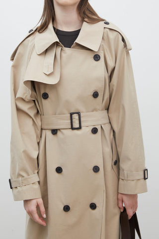 Copenhagen Oversize Trench Coat Camel