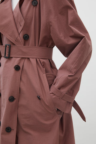 Copenhagen Oversize Trench Coat Dusty Rose