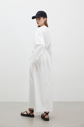 Oversize Cotton Dress Ecru