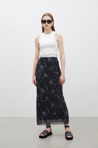 Patterned Tulle Skirt Daisy