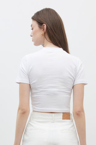 Cotton Crop T-Shirt White