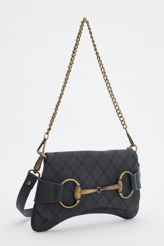 Blanca Buckle Detail Bag Black