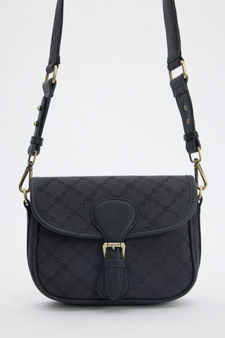Olivia Flap Cover Bag Black