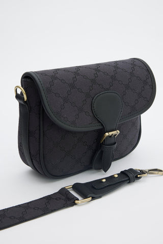 Olivia Flap Cover Bag Black