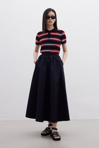 Ruffled Premium Skirt Black