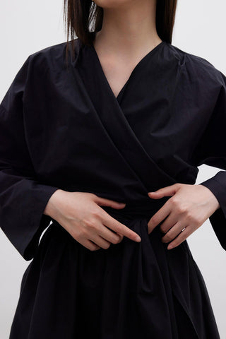 Kimono Style Premium Shirt Black