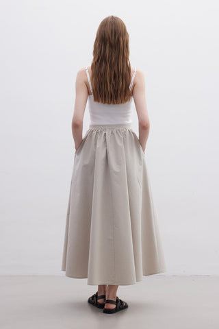 Ruffled Premium Skirt Stone