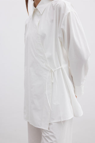 Premium Crossover Shirt Ecru