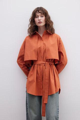 Belted Trench Shirt Tile