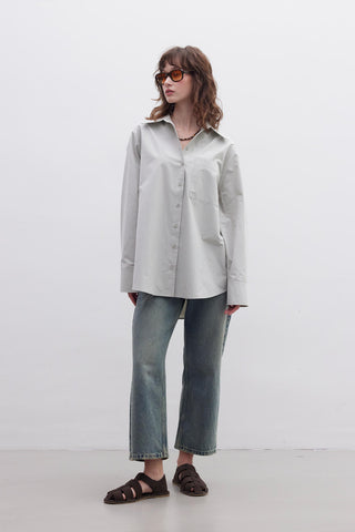 Premium Oversize Cepli Gömlek Yeşil