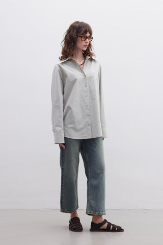 Premium Oversize Cepli Gömlek Yeşil