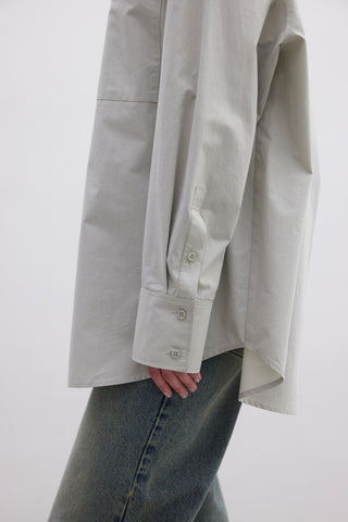 Premium Oversize Cepli Gömlek Yeşil